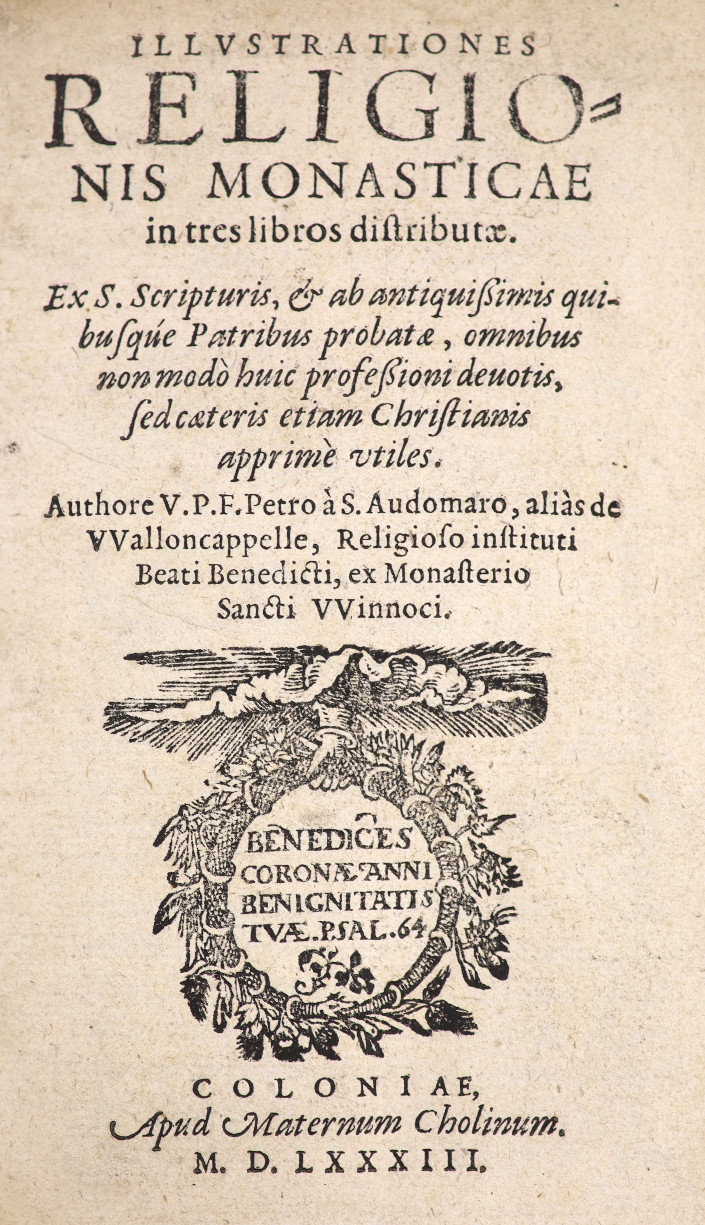 Sancto Audomaro, Petrus. Illustrationes Religionis Monasticae ...